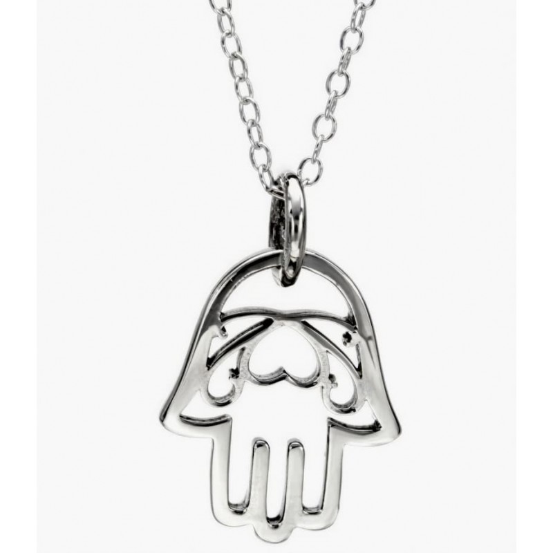 Collar plata 925 Mano de Fátima