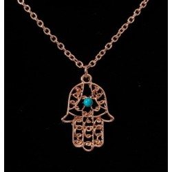 Collar con colgante de la Mano de Fátima