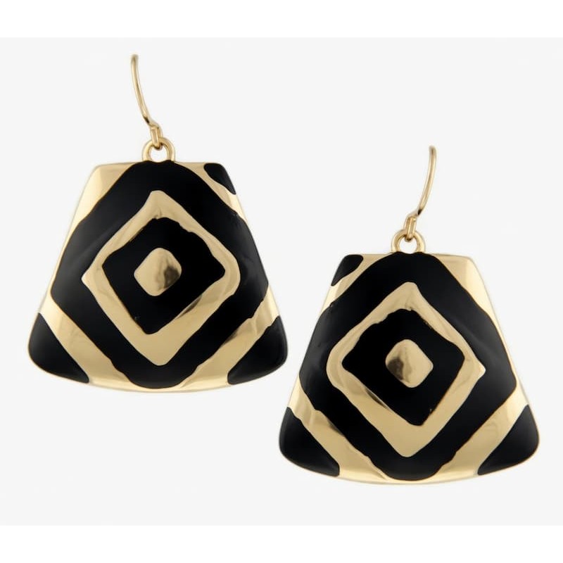 Pendientes para mujer con diseño de líneas geométricas