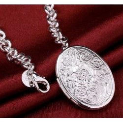 Pulsera con camafeo chapado en plata