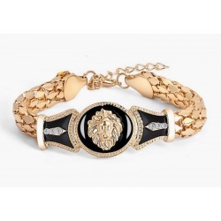 pulsera dorada para hombres