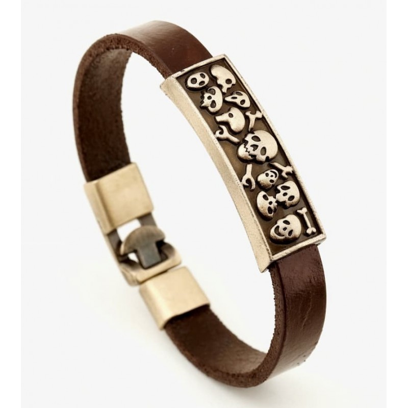 Brazalete de acero inoxidable para hombre