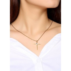 bisutería con cruz cristiana